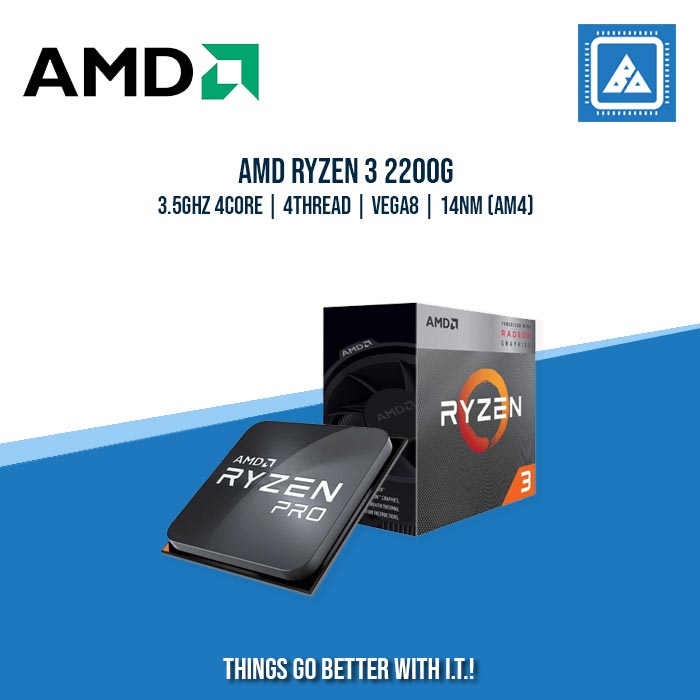 AMD RYZEN 3 2200G 3.5GHZ 4CORE | 4THREAD | VEGA8 | 14NM (AM4) AMD RYZEN 3 2200G 3.5GHZ 4CORE | 4THREAD | VEGA8 | 14NM (AM4)